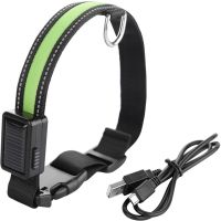 Світиться тканинний нашийник Glow Ring для кішок і собак світлодіодний неоновий з LED підсвічуванням на акумуляторі з USB для домашніх вихованців