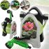 Roll Garden Hose Reel LY-907 water hose 10 m on a reel with 3/8" spray gun watering kit 7 watering modes