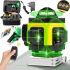 Laser 4D 16-line Green Level Self-leveling Leveler is a multifunctional tool for measuring the intersection of 360 lines in a suitcase