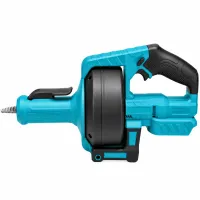 Аккумуляторная прочистная машина Makita DBU108Z 48V трос 7 м с 2 АКБ для прочистки труб и канализации, беспроводная машинка для устранения засоров