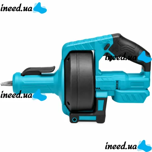 Аккумуляторная прочистная машина Makita DBU108Z 48V трос 7 м с 2 АКБ для прочистки труб и канализации, беспроводная машинка для устранения засоров