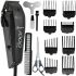 Rechargeable Hair Clipper Gemei GM-1016 8 in 1 Male Wired Beard Trimmer with Attachments, Scissors and Comb Geemy GM1016
