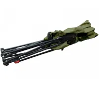 Раскладное кресло шезлонг Паук Lesko DL-274 Green до 120 кг для кемпинга 160х55х60 см складной туристический лежак раскладушка в чехле Зеленый Ranger