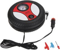 Автомобильный компрессор в форме колеса Air Compressor H0248 260PSI 12V автокомпрессор, насос с манометром для контроля давления в шинах, колес авто