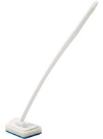 Щетка для чистки ванны и плитки Glass Eraser LY-516 2 в 1 трапециевидная губка для мытья пола, стен и окон с длинной ручкой и сменными насадками