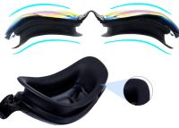 Очки для плавания Conquest Uv Shield Anti-Fog защитная маска с двойным регулируемым ремешком, берушами и защитой от УФ в чехле для бассейна 17х5 см