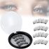 Магнітні вії на стрічці Magnetic Lashes Professional Eyelash 3D багаторазові накладні вії на магнітній основі в круглому футлярі 26 мм
