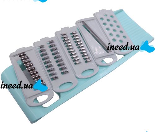 Manual Vegetable Cutter DT-17 5 in 1 kitchen slicer, vegetable slicer for peeling and cutting fruits and vegetables, flat slicer with interchangeable attachments