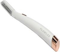 Женский триммер для лица Flawless Dermaplane Glo светодиодная женская бритва с LED подсветкой для удаления волос с бровей 6 лезвий на батарейках