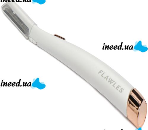 Женский триммер для лица Flawless Dermaplane Glo светодиодная женская бритва с LED подсветкой для удаления волос с бровей 6 лезвий на батарейках