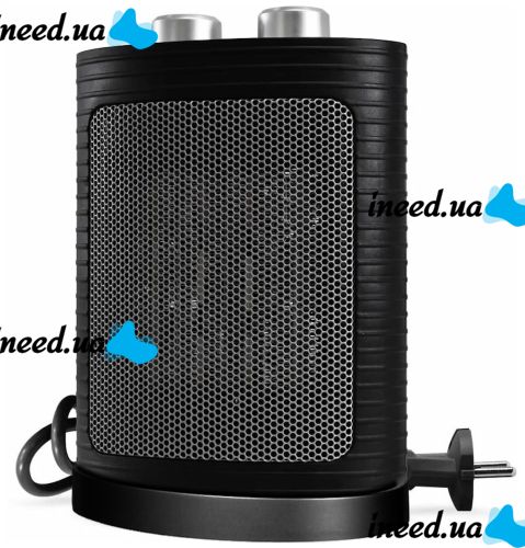 Электрический настольный тепловентилятор Domotec Heater MS-5905 напольный обогреватель с вентиляцией для дома на 15 кв.м 1500W дуйка на 3 режима 