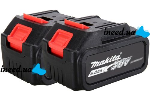 Набор аккумуляторных электроинструментов Makita 36V 6AH 3 в 1 беспроводной комплект со сменными насадками пила, болгарка, шуруповерт в кейсе 2 АКБ
