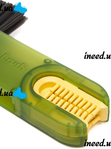 Щетка для чистки бутылок 3в1 Brush AND569 3 в 1 универсальный ершик для мытья стаканов и посуды 14х3.5 см кухонная U-образная щетка-ершик 3 в 1