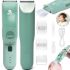 Машинка для стрижки дітей VGR Baby V-155 5W бездротовий вакуумний дитячий тример для немовлят з витяжкою волосся і насадками на акумуляторі Зелений