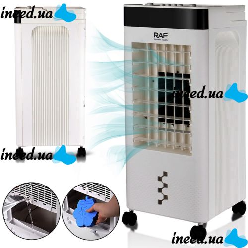 Raf R.943 65W portable air cooler Raf R.943 65W floor air conditioner for cooling, humidifying and purifying with 7L ice container from mains supply