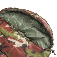 Sleeping bag Tramp TR-2175 up to -20 degrees 210X75 cm Water-repellent Insulated Tourist Winter Sleeping Bag with Hood and Cover Camouflage