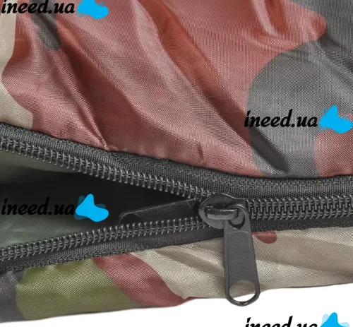 Sleeping bag Tramp TR-2175 up to -20 degrees 210X75 cm Water-repellent Insulated Tourist Winter Sleeping Bag with Hood and Cover Camouflage