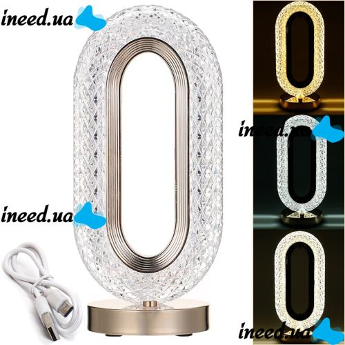 Настольная лампа-ночник Creatice Table Light Lamp 14 сенсорный ночник, светодиодная лампа светильник с кристаллами на акриловой подставке 3 режима