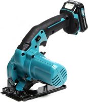 Аккумуляторная дисковая пила Makita HS301DWYE 10.8V 1.5Ah ручная циркулярная пила 85 мм 25.5 мм на два аккумулятора для чистого распила в кейсе
