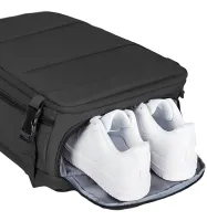 Quentin J3279 Black Airplane Hand Luggage Backpack for Laptop 15.6" Travel Bag with USB Port Wizz Air Ryanair for Airplane