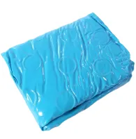 Kruzzel SP-30 2-in-1 Inflatable Kids' Pool for Swimming and Ball Play – 58 L Round Play Pool with Soft Bottom for Toddlers Ages 1 and Up – 80 x 30 cm – Blue