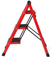Складная стремянка на 3 ступени Mastar 3 Step Ladders до 150 кг раскладная трехступенчатая односторонняя лестница с антискользящим покрытием 84х40 см