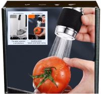 Поворотна насадка 360 на кран із захисним фільтром Faucet Universal Pipe XL - 741 кухонний фільтр, аератор на змішувач для регулювання і очищення води