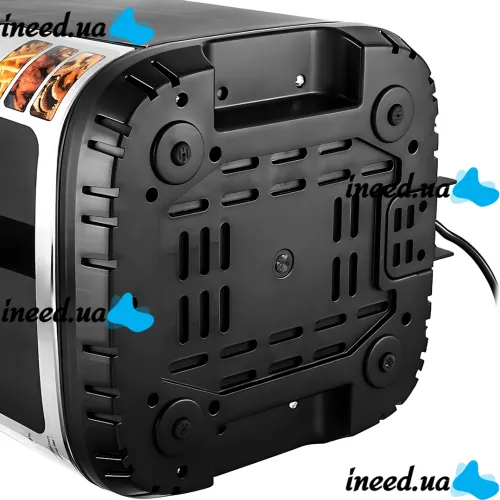 Аэрогриль мультипечь Hoffmans HM-791 8 л 2000W сенсорная безмаслянная аэрофритюрница на 2 тэна с LED дисплеем, таймером и регулировкой температуры