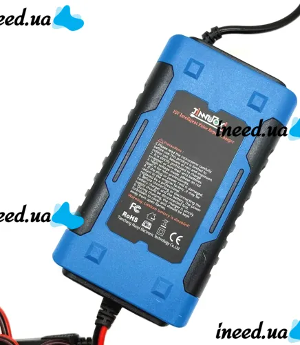 Автомобильное импульсное пускозарядное АКБ Jinnuoyi Pulse Repair Charger 12V 10A устройство с LED дисплеем для зарядки аккумуляторов авто 10Ah–200Ah