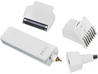 Беспроводная машинка для стрижки волос Gemei GM-585 3 в 1 аккумуляторная бритва, триммер для окантовки бороды и усов со сменными насадками Geemy