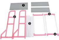 Стойка над унитазом Supretto Toilet Rack 160х50 см напольный стеллаж, полка этажерка для ванной комнаты и туалета органайзер для хранения