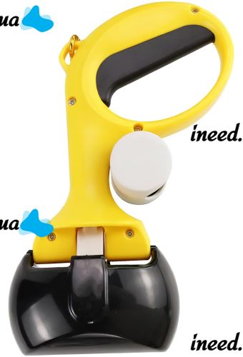 Автоматический совок для собак Pooper Scooper LS188 щипцы для уборки за животными на улице 27х13 см сборщик фекалий с держателем для пакетов Diil