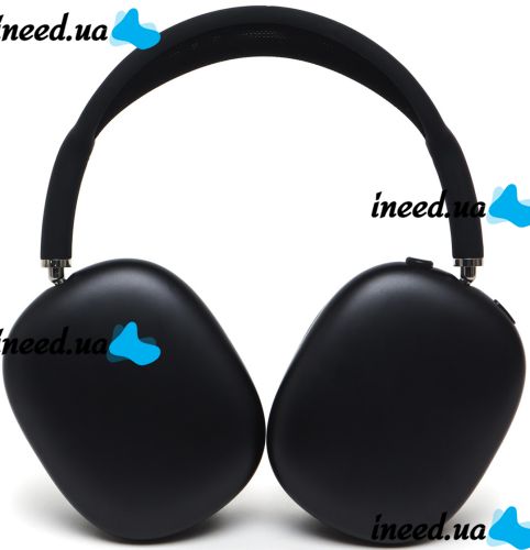Беспроводные Bluetooth наушники AirPods Max Black полноразмерные блютуз стереонаушники с микрофоном и шумоподавлением в чехле Smart Case MGYJ3 Черные