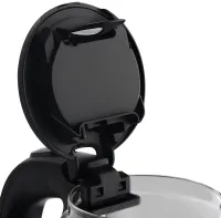 Электрочайник Domotek MS-7910 на 1 л дисковый стеклянный электрический чайник с LED подсветкой, индикатором работы и автоотключением Домотек 1650W