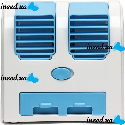 Мини кондиционер с увлажнителем Mini Fan HB-0199 настольный портативный вентилятор, увлажнитель охладитель воздуха для дома и офиса 2.5W USB HB-168