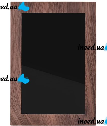 Цифровая акриловая фоторамка Photo Frame Frameo 10.1" 16 ГБ с Wi-Fi сенсорным IPS экраном умная электронная рамка для фото видео с часами Коричневая