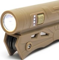 Мультитул с фонарем X-Balog BL-LF-800 5 в 1 аккумуляторный ручной LED фонарик с Power Bank туристический набор инструментов для выживания USB