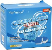 Таблетки для чистки стиральной машины Washing Machin Cleaner ps12 чистящее средство, очиститель для удаления накипи и грязи барабана 12 штук