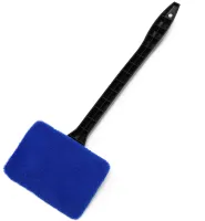 Ручная щетка для мытья стекол Window Cleaner K2 микрофибра с ручкой для мойки и очистки внутреннего лобового стекла и зеркал автомобиля K503