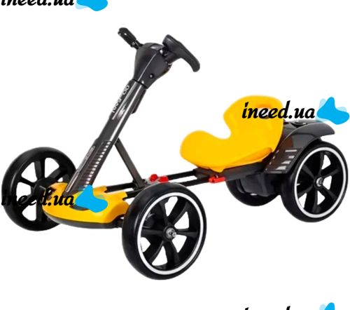 Детский электрокарт машинка Bambi M6072 до 30 кг с пультом, Электромобиль картинг Go Kart 35W с дистанционным управлением, светом и музыкой для детей