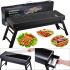 Складаний BBQ гриль 60 см Mensory Babale Portable Barbecue Grill TL-603 портативний вугільний, дров'яний мангал, переносний барбекю з сіткою, 60см