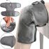 Универсальный массажер бандаж коленного сустава Massaging Sharper Image с подогревом, Согревающий наколенник грелка на колено и плеч 5 режимов Серый