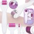 Мезороллер для обличчя і тіла Customs Derma Roller System 5 в 1 набір для догляду за шкірою, антивіковий дермароллер з титановими мікроголками AND 1-17