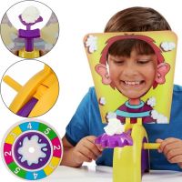 Настольная игра Пирог в лицо Hasbro Pie Face B7063 для игр в компании, Развлекательная игра Торт в лицо E111-11 с рулеткой для детей и взрослых
