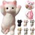 Silicone antistress squish toy Squishy Toys Big Cat 20 cm with hand lint, Fluffy cat taba baby crinkle for kids from 3 years old