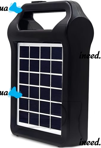 Портативна сонячна станція CcLamp CL - 12 30W акумуляторний світлодіодний LED ліхтар повербанк з 2 лампочками на сонячній батареї Power Bank