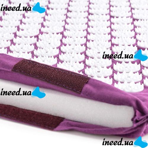 Ортопедический акупунктурный массажный коврик Acupressure Mat для спины, головы, шеи, ног, стоп, аппликатор Кузнецова для игольчатого массажа тела