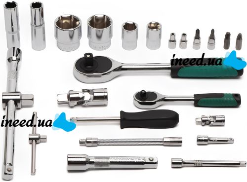 A set of tools in a New Tools case for 216 items, a car hand-held set of car tools, bit heads, car keys in a suitcase Ultra