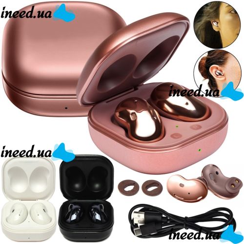Беспроводные наушники вкладыши Samsung Galaxy Buds Live SM-R180 сенсорные Bluetooth наушники-гарнитура с шумоподавлением и микрофоном в кейсе USB