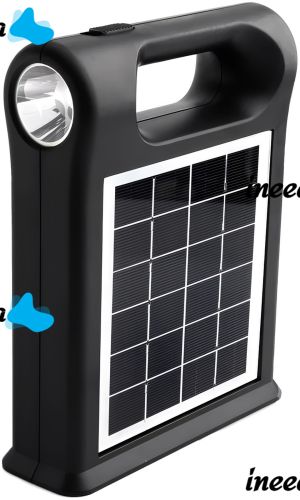 Портативна сонячна станція CcLamp CL - 12 30W акумуляторний світлодіодний LED ліхтар повербанк з 2 лампочками на сонячній батареї Power Bank